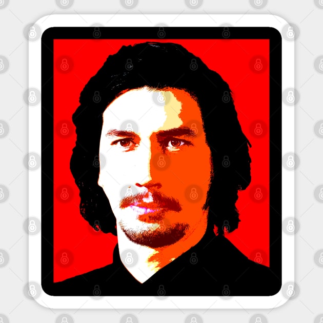 adam driver Sticker by oryan80